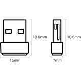 TP-Link Archer T2U Nano, WLAN-Adapter schwarz