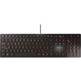 CHERRY KC 6000 SLIM, Tastatur schwarz, FR-Layout, Scissor-Switch