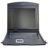 Digitus 19" KVM Konsole 17"TFT 16Port, KVM-Switch 