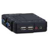 Inter-Tech IPC KVM Switch CS-41UA VGA, KVM-Switch 