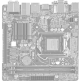 GIGABYTE A620I AX, Mainboard schwarz