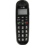 Doro PhoneEasy 105wr Duo, analoges Telefon schwarz, mit Anrufbeantworter, zwei Mobilteile