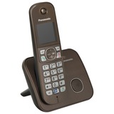 Panasonic KX-TG6811GA, analoges Telefon braun, ein Mobilteil
