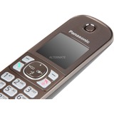 Panasonic KX-TG6821GA, analoges Telefon braun, ein Mobilteil, mit Anrufbeantworter