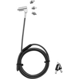 DICOTA Universal Security Cable Lock, Schloss anthrazit