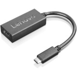 Lenovo USB Adapter, USB-C Stecker > HDMI 2.0b Buchse schwarz, 24cm