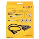 DeLOCK HDMI Switch HDMI-A Stecker > 3x HDMI-A Buchse schwarz, 60cm