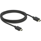 DeLOCK High Speed HDMI-Kabel 48 Gbps 8K 60Hz schwarz, 2 Meter