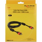 DeLOCK High Speed Kabel HDMI (Stecker) > HDMI (Stecker) schwarz, 3 Meter