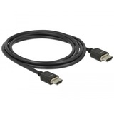 DeLOCK Ultra High Speed HDMI-Kabel 48 Gbps 8K 60Hz schwarz, 2 Meter