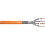 Digitus Professional Cat7 S/FTP Verlegekabel simplex, Dca orange, 1.000 Meter Trommel