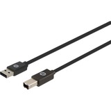 HP USB 2.0 Kabel, USB-A Stecker > USB-B Stecker schwarz, 1,5 Meter, doppelt geschirmt