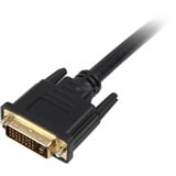 Sharkoon Kabel DVI-D > DVI-D (24+1) schwarz, 1 Meter, Dual Link, 24+1
