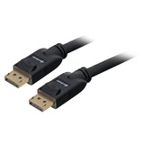 Sharkoon Kabel Displayport 1.3 (Stecker > Stecker) 4K schwarz, 1 Meter