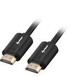 Sharkoon Kabel HDMI Stecker > HDMI Stecker schwarz, 1 Meter, HDMI 2.0 4K