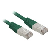 Sharkoon Patchkabel RJ45 Cat.5e FTP grün, 5 Meter, Retail