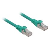 Sharkoon Patchkabel RJ45 Cat.6a SFTP grün, 10 Meter, LSOH (Halogenfrei)