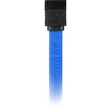 Sharkoon Sata III Kabel sleeve blau, 60 cm