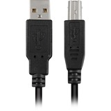 Sharkoon USB 2.0 Kabel, USB-A Stecker > USB-B Stecker schwarz, 1,0 Meter