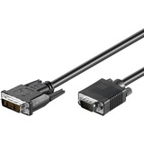 goobay Adapterkabel DVI-A > VGA schwarz, 2 Meter