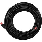 goobay CAT.6 Outdoor-Patchkabel U/UTP schwarz, 30 Meter