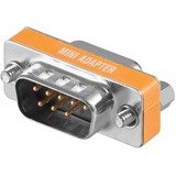 goobay Nullmodemadapter 9polig Stecker > Buchse orange