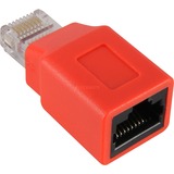 goobay RJ45 Crossover Adapter rot, Bulk