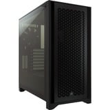 Corsair 4000D Airflow TG, Tower-Gehäuse schwarz, Tempered Glass