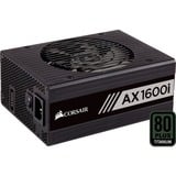 Corsair AX1600i   , PC-Netzteil schwarz, 10x PCIe, Kabelmanagement, 1600 Watt