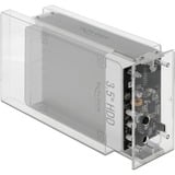 DeLOCK Externes Dual Gehäuse für 2 x 3.5" SATA HDD mit USB Type-C Buchse, Laufwerksgehäuse transparent