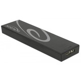 DeLOCK M.2 SSD 42/60/80 > SuperSpeed USB 10 Gbps (USB 3.1 Gen 2) Typ Micro-B Buchse, Laufwerksgehäuse schwarz, werkzeugfrei