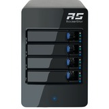 HighPoint RocketStor 6414TS, Laufwerksgehäuse 4-Bay Q-SATA Turbo RAID Tower Enclosure 