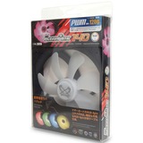 Scythe Kaze Flex 140 Square RGB PWM 140x140x27, Gehäuselüfter schwarz/transparent, 1200 U/min, 140 mm