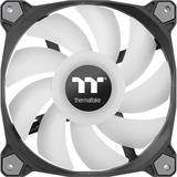 Thermaltake Pure Duo 14 ARGB Sync Radiator Fan, Gehäuselüfter schwarz/transparent, 2er Set, 1x Controller