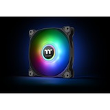 Thermaltake Pure Duo 14 ARGB Sync Radiator Fan, Gehäuselüfter schwarz/transparent, 2er Set, 1x Controller