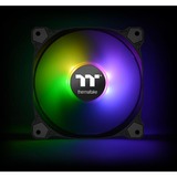 Thermaltake Pure Plus 12 RGB Radiator Fan TT Premium Edition, Gehäuselüfter schwarz, 3er Set, 1x Controller