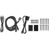 Thermaltake Pure Plus 12 RGB Radiator Fan TT Premium Edition, Gehäuselüfter schwarz, 3er Set, 1x Controller