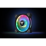 Thermaltake Riing Duo 12 RGB Radiator Fan 3 Pack, Gehäuselüfter schwarz, 3er Set, 1x Controller, 120 mm