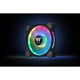 Thermaltake Riing Duo 14 RGB Radiator Fan 3 Pack, Gehäuselüfter schwarz, 3er Set, 1x Controller, 140 mm