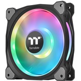 Thermaltake Riing Duo 14 RGB Radiator Fan 3 Pack, Gehäuselüfter schwarz, 3er Set, 1x Controller, 140 mm