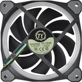 Thermaltake Riing Plus 14 LED RGB Radiator Fan TT Premium, Gehäuselüfter schwarz, 3er Set, 1x Controller, 140 mm