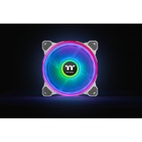 Thermaltake Riing Quad 12 RGB Radiator Fan TT Premium Edition 3 Pack, Gehäuselüfter weiß, 3er Set, 1x Controller