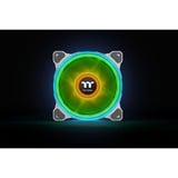 Thermaltake Riing Quad 12 RGB Radiator Fan TT Premium Edition 3 Pack, Gehäuselüfter weiß, 3er Set, 1x Controller, 120 mm