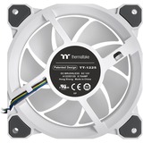 Thermaltake Riing Quad 14 RGB Radiator Fan TT Premium Edition 3 Pack, Gehäuselüfter weiß, 3er Set, 1x Controller