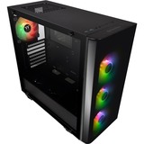Thermaltake View 21 Tempered Glass RGB Plus Edition, Tower-Gehäuse schwarz, Window-Kit