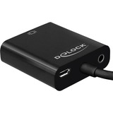 DeLOCK Adapter HDMI micro-VGA St-Bu schwarz, 17 cm (inkl. Anschlüsse)