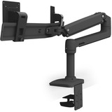 Ergotron LX Dual Direct Monitor Arm, Monitorhalterung schwarz