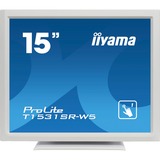 iiyama T1531SR-W5, LED-Monitor 38 cm(15 Zoll), weiß, Touchscreen, HDMI, DisplayPort, VGA