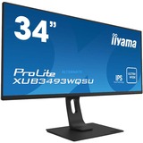 iiyama XUB3493WQSU-B1, Gaming-Monitor 87 cm(34 Zoll), schwarz, AMD Free Sync, UWQHD, IPS