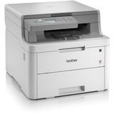 Brother DCP-L3510CDW, Multifunktionsdrucker grau/anthrazit, USB, WLAN Scan, Kopie